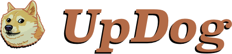 UpDog logo.